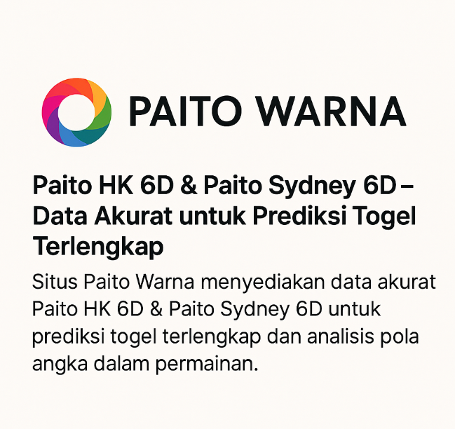 Paito HK 6D & Paito Sydney 6D